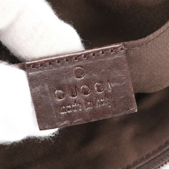 Gucci GG Canvas 147671 Leather Shoulder Bag Tote Men's - Picture 14 of 16